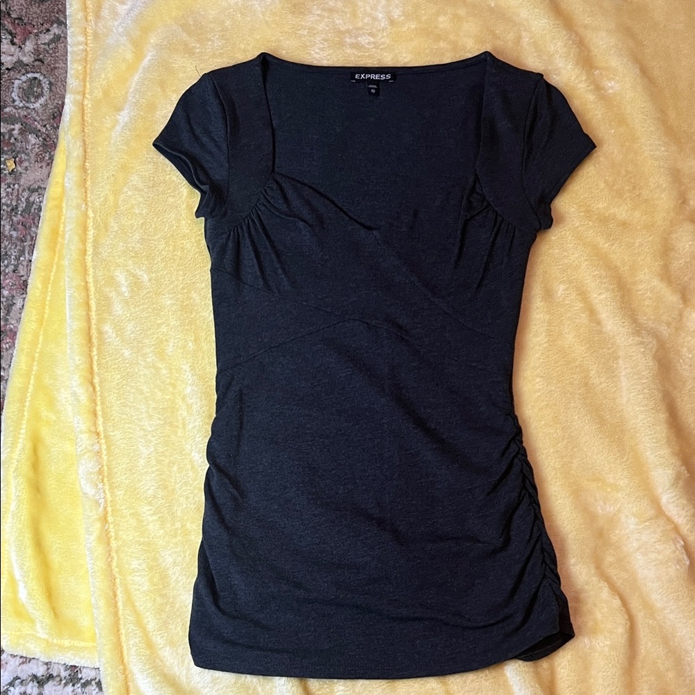 Express Charcoal Women's Top